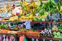 Sch&ouml;nes Gem&uuml;se im Mercado Central in San Jos&eacute;